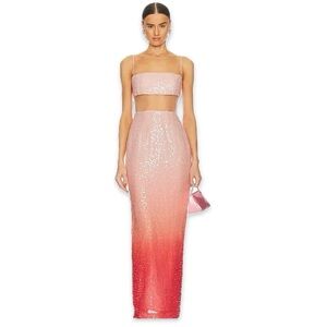 Glamorous Sequin Ombre Maxi Dress
